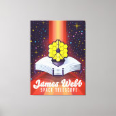 James Webb Space Telescope. Canvas Afdruk (Voorkant)