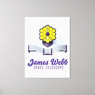 James Webb Space Telescope. Canvas afdrukken