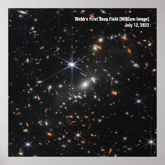 James Webb Space Telescope First Afbeelding Infrre Poster (Voorkant)