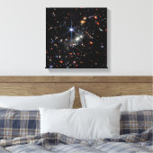 James Webb Space Telescope First Deep Field Canvas Afdruk (Insitu (Slaapkamer))