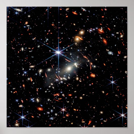 James Webb Space Telescope First Deep Field Poster (Voorkant)