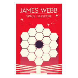 james webb space telescope , foto afdruk