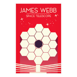 james webb space telescope , foto afdruk