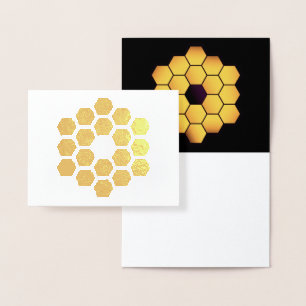 James Webb Space Telescope Gold Foil Card Folie Kaarten