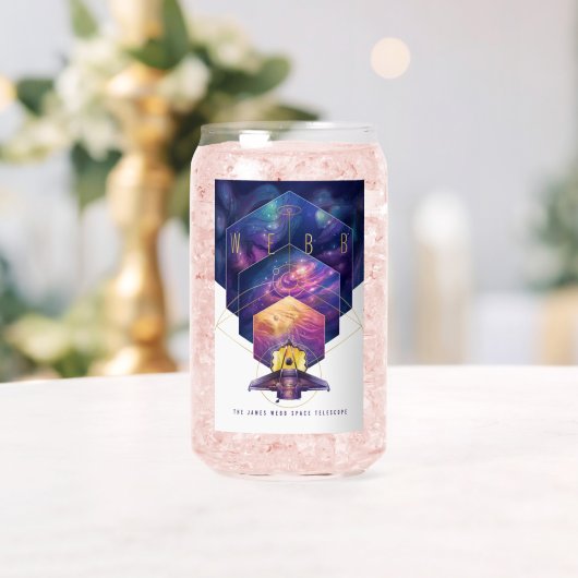 James Webb Space Telescope Illustratie Kunst Blikvorm Glas (Insitu (Huwelijk))