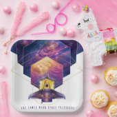 James Webb Space Telescope Illustratie Kunst Papieren Bordje (Feest)