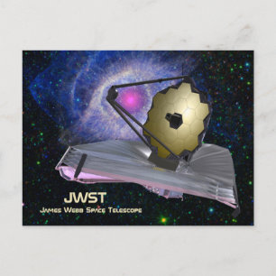 James Webb Space Telescope JWST Briefkaart