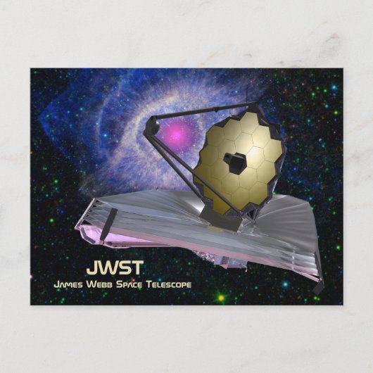 James Webb Space Telescope JWST Briefkaart (Voorkant)