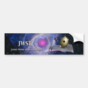 James Webb Space Telescope JWST Bumpersticker