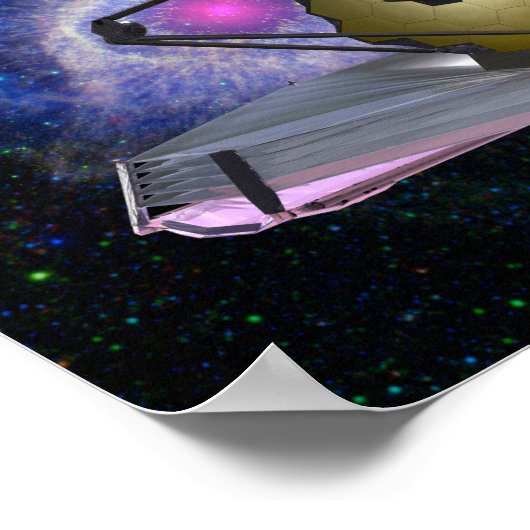 James Webb Space Telescope JWST Poster (Hoek)