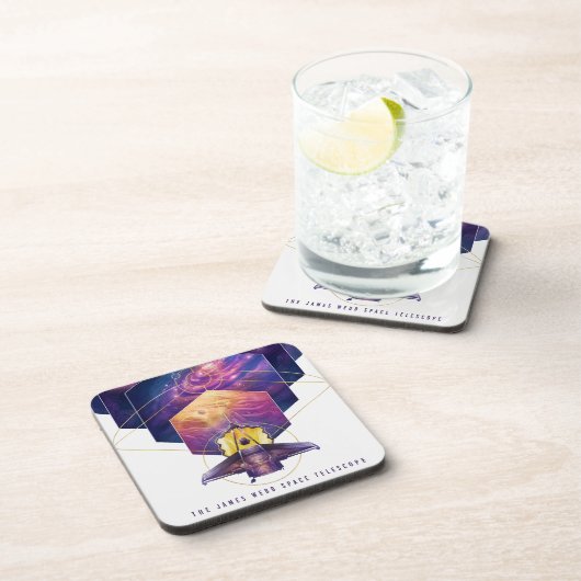 James Webb Space Telescope Poster. Bier Onderzetter (Rechterzijde)