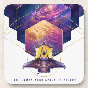 James Webb Space Telescope Poster. Bier Onderzetter