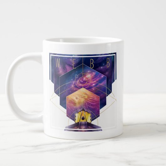 James Webb Space Telescope Poster. Extra Grote Beker (Links)