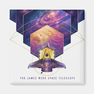 James Webb Space Telescope Poster. Magneet