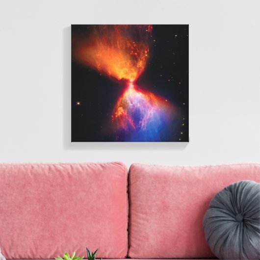 James Webb Space Telescope Protostar L1527 Canvas Afdruk (Insitu (Woonkamer))