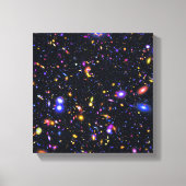 James Webb Space Telescope Simulation - Pop Art Canvas Afdruk (Voorkant)