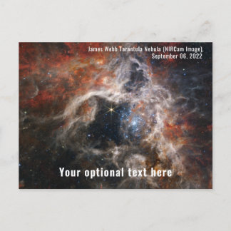 James Webb Space Telescope Tarantula Nebula NIRCam Briefkaart