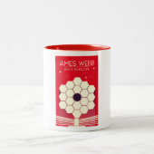 james webb space telescope , tweekleurige koffiemok (Center)