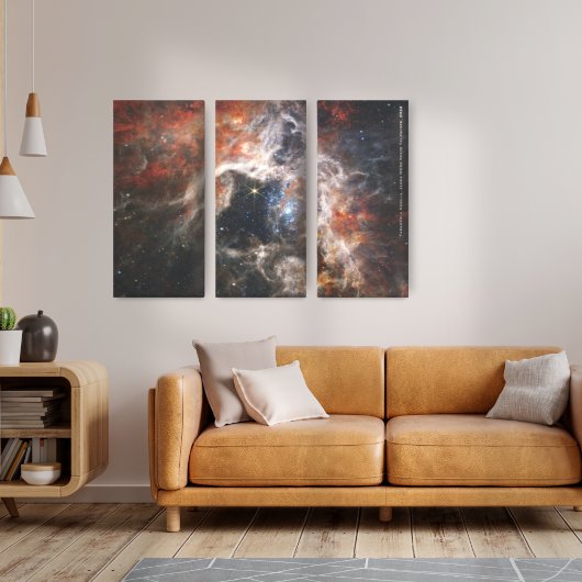 James Webb Tarantula Nebula Hi-Res Afbeelding 2022 Canvas Afdruk