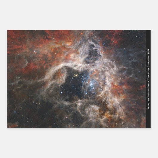 James Webb Tarantula Nebula Hi-Res Afbeelding 2022 Inpakpapier Vel (Voorkant)