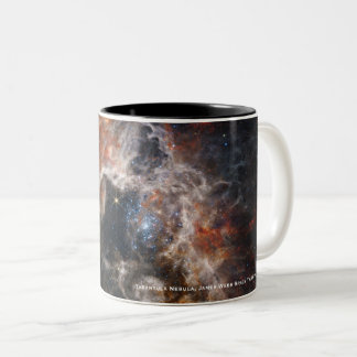 James Webb Tarantula Nebula Hi-Res Afbeelding 2022 Tweekleurige Koffiemok