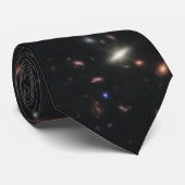 James Webb Telescope Deep Field Stars en Galaxies Stropdas (Opgerold)