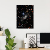 James Webb's eerste diepste veld (James Webb/JWST) Poster (Thuiskantoor)