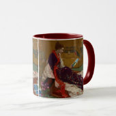 James Whistler - Caprice in Paarse en gouden Mok (Voorkant rechts)