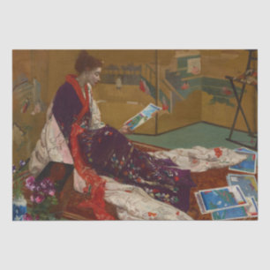 James Whistler - Caprice in Paarse en gouden Tissuepapier