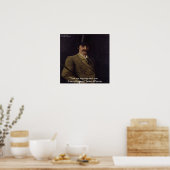 James Whistler "Ik zeg het je" Quote Poster (Keuken)