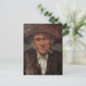 James Whistler - Man Roken een pijp Briefkaart (Staand voorkant)