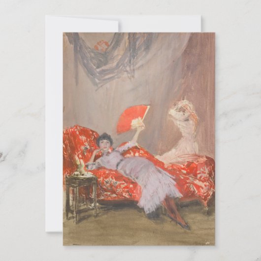 James Whistler - Milly Finch Bedankkaart (Voorkant)