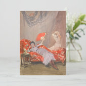 James Whistler - Milly Finch Bedankkaart (Staand voorkant)