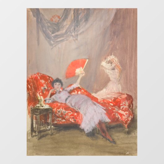 James Whistler - Milly Finch Raamsticker (Vel)