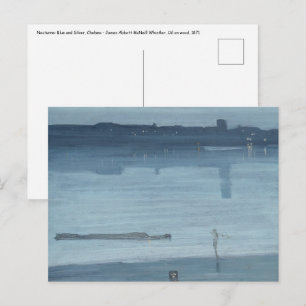 James Whistler - Nocturne: Chelsea Briefkaart