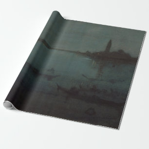 James Whistler - Nocturne: De lagune, Venetië Cadeaupapier