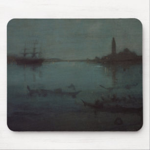 James Whistler - Nocturne: De lagune, Venetië Muismat