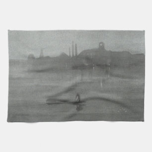 James Whistler - Nocturne: De Theems in Battersea Theedoek