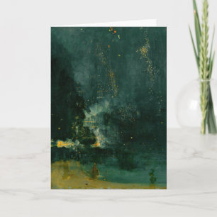 James Whistler - Nocturne in Black en Gold Kaart