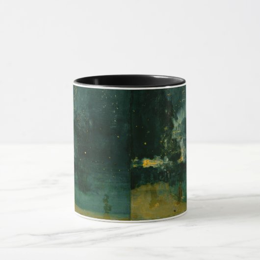 James Whistler - Nocturne in Black en Gold Mok (Midden)