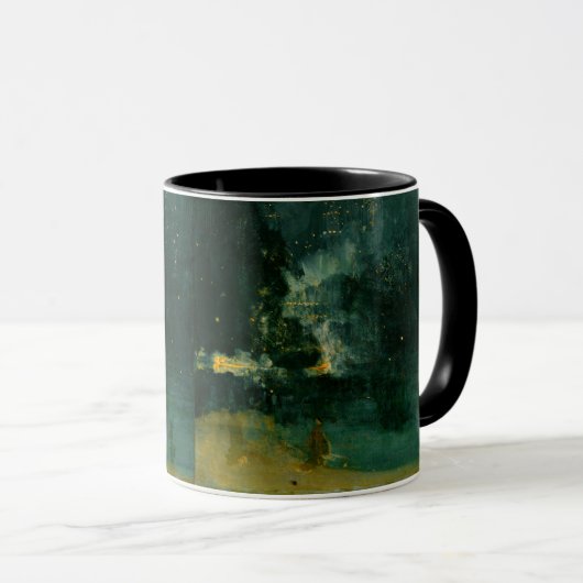 James Whistler - Nocturne in Black en Gold Mok (Voorkant rechts)