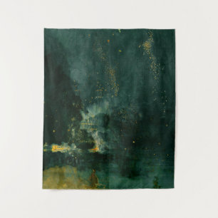 James Whistler - Nocturne in Black en Gold Wandkleed