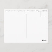 James Whistler - Nocturne, uit Venetië Briefkaart (Achterkant)