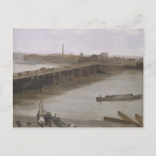 James Whistler - Old Battersea Bridge Briefkaart