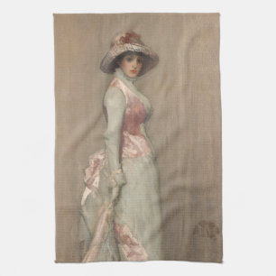 James Whistler - Portret van Lady Meux Theedoek