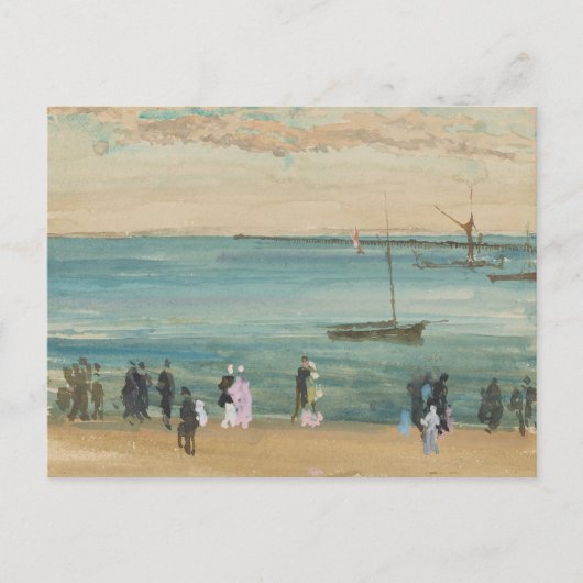 James Whistler - Southend Pier Briefkaart (Voorkant)
