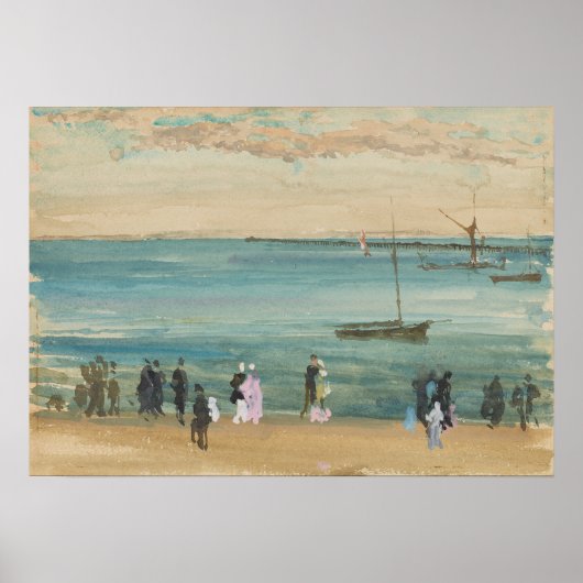 James Whistler - Southend Pier Poster (Voorkant)