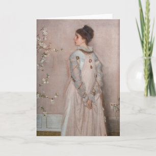 James Whistler - Symfonie in Flesh Color and Pink Kaart