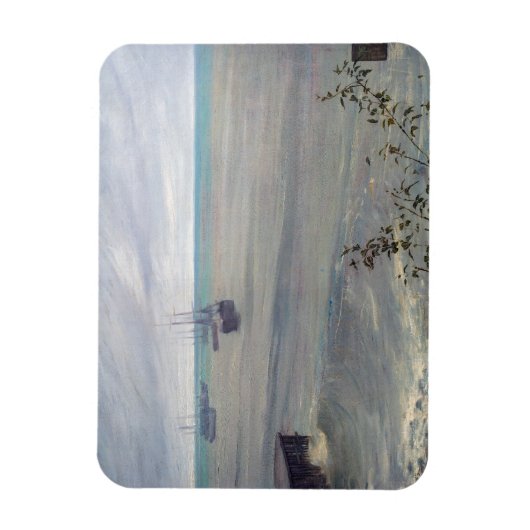 James Whistler - Symfonie in grijs en groen Magneet (Verticaal)