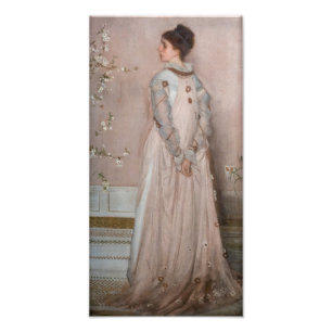 James Whistler - Symfonie in Vleeskleur en Roze Foto Afdruk